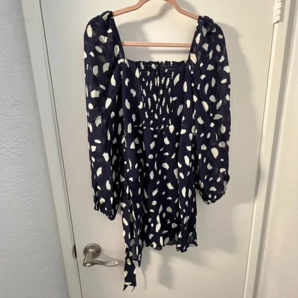 Reformation Cammi Dress | Splatter🎉SALE🎀 NEW - Picture 14 of 16